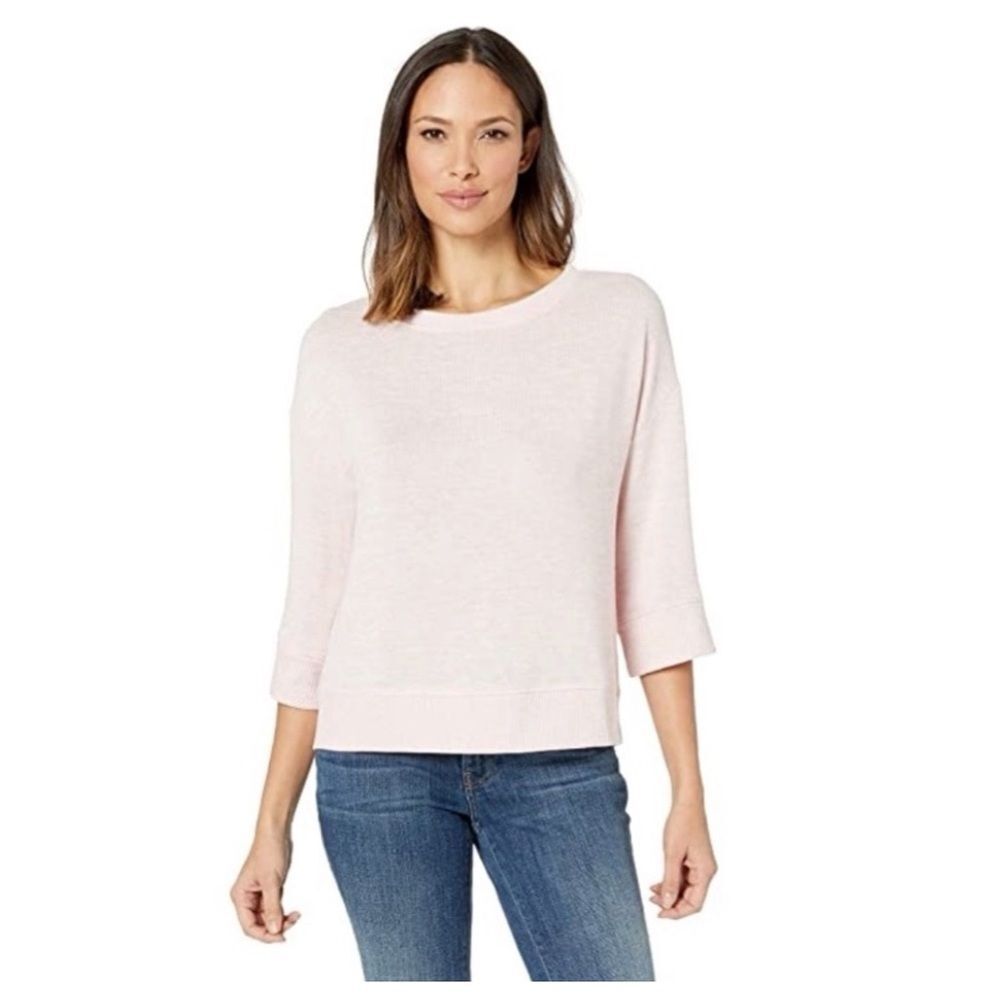Tribal Soft Hatchi 3/4 Sleeve Boat Neck Top